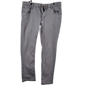 Tailor Vintage Mens Gray Canaan Slim Fit Comfort Stretch Waist Pants 32x30‎